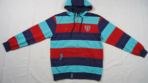 LRG old model full Zip Parker multi border stripe M half-price 50%off L *a-ru*ji- letter pack post service plus Yupack (....