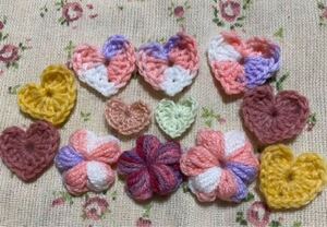 お花モチーフ ハンドメイド 写真3枚合わせて35個