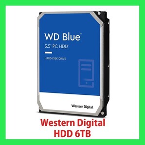 Western Digital ウエスタンデジタル 内蔵 HDD 6TB WD Blue 3.5インチ WD60EZAZ-RT