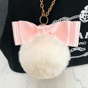 ハンドメイド バッグチャーム ファーチャーム サマンサタバサ アンテプリマ