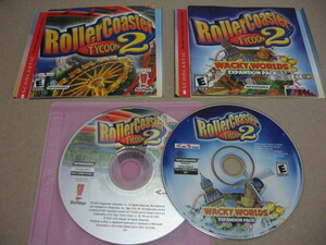 [PC]win RollerCoaster Tycoon 2 + Wacky Worlds Expansion Pack 海外 ローラーコースタータイクーン