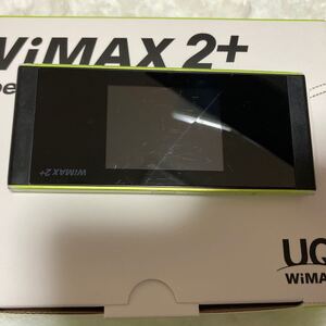 UQモバイル Speed Wi-Fi NEXT W05 ライム×ブラック データ消去済み