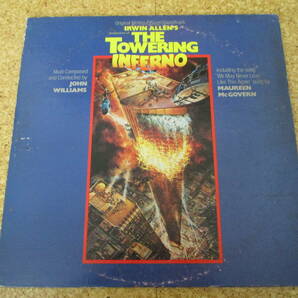 ◎OST The Towering Inferno タワーリング・インフェルノ★John Williams, Maureen McGovern/日本ＬＰ盤☆シートの画像1