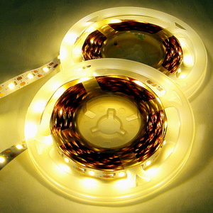 LED ライト テープ 5V 電球色 / 8メートル【4m×2本 USBケーブル装着済】 切断可 両面テープ付 ★匿名配送・無料