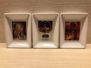 [ new goods unused ] Star Wars poster Mini plate goods small plate 