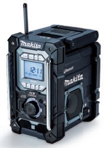 (マキタ) 充電機能付ラジオ MR300B 黒 本体のみ Bluetooth対応 USB機器を充電可能 AC100V 10.8V対応 14.4V対応 18V対応 makita