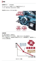 (マキタ) 125mm 充電式マルノコ HS475DZ 本体+鮫肌チップソー付 無線連動対応 最大切込み深さ47mm 18V対応 makita_画像2