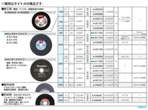 (マキタ) 切断砥石 鉄工用 A36P 真中補強 A-60305 スタンダードタイプ 5枚入 外径405mm 厚さ3mm makita_画像2