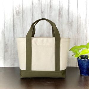 帆布トートバッグM ハンドメイド