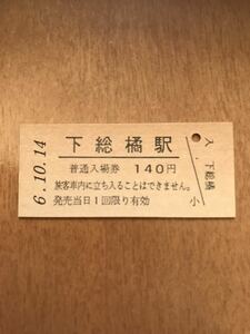 JR東日本 成田線 下総橘駅（平成6年）