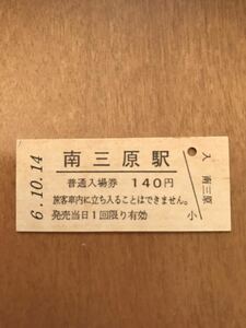 JR東日本 内房線 南三原駅（平成6年）