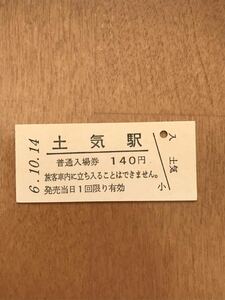 JR東日本 外房線 土気駅（平成6年）