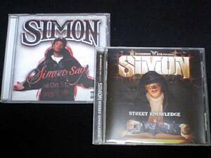 [SIMON2枚SIMON SAYS+STREET KNOWLEDGE]ANARCHY.BES.SWANKY SWIPE.SCARS.BACHLOGIC.JAY'ED4WDタイプライターICE DYNASTY.DOBERMAN INC