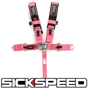 SICKSPEED 5点式シートベルト ピンク 1席分 SFI規格品 USDM JDM サーキット ドリフト シックスピード レーシングハーネス 未使用
