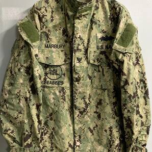 #. 米海軍 SEABEES 実物 NWU ジャケット TYPE3 AOR2 M/L. SEAL特殊部隊2021/11/15の画像1