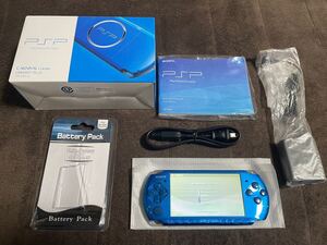 PSP-3000 ブルー 比較的良品 4