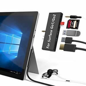 特別価格 Microsoft Surface Go1/Go2/Go3 USB C ハブ 6ポート サーフェス ゴー