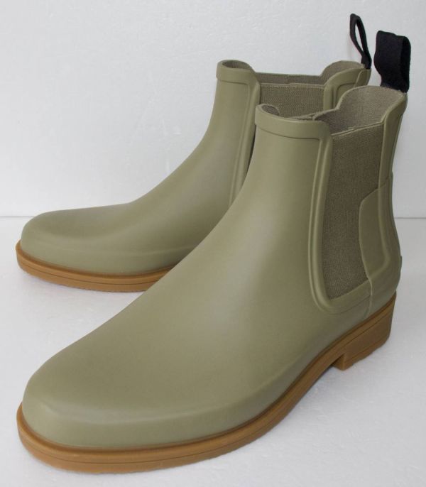 高級素材使用ブランド 定価18700 新品 本物 HUNTER チェルシー ブーツ