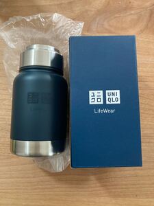 UNIQLO ステンレスボトル ネイビー