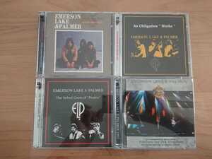 ★Emerson, Lake & Palmer EL&P ELP★An Obligation Works Hartford 1977 ケーススレあり★The Dust of Time NY 19741等★8CD★中古店購入