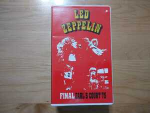 ★レッド・ツェッペリン Led Zeppelin ★Final Earl's Court 75 ★2VHS ★中古品