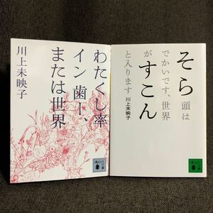 『わたくし率 イン 歯ー、または世界』『そら頭はでかいです、世界がすこんと入ります』川上未映子 (講談社文庫)【2冊セット】