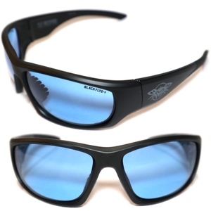 ブルーレンズ BlackFlys FLY DEFENS（SAFETY GLASSES）ブラックフライ セーフティー サングラス M.Black/Blue