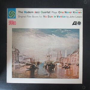 JAZZ LP/FLIP BACK/ペラジャケ/DG/STEREO/MJQ/たそがれのベニス/MODERN JAZZ QUARTET/PLAYS ONE NEVER KNOWS/Y-5965