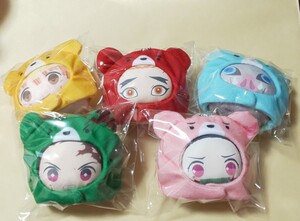 鬼滅の刃「あにずきん第4弾」竈門炭治郎☆竈門禰豆子☆我妻善逸☆嘴平伊之助☆煉獄千寿郎