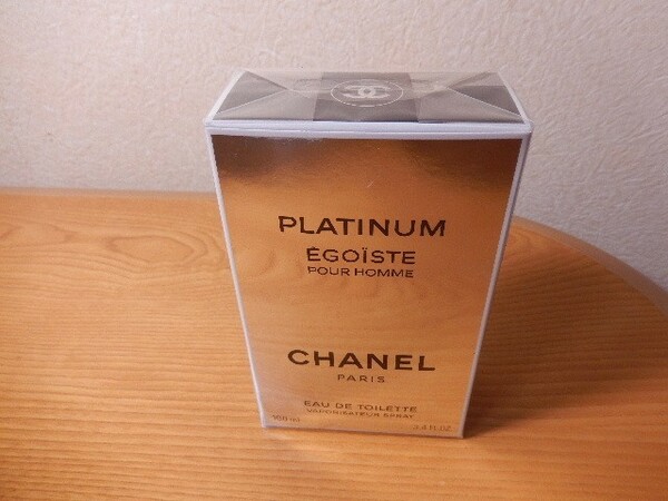 シュリンク未開封品(^^ゞ 100ml トワレ「CHANEL ：シャネル プラチナム エゴイスト」EDT-SP(スプレー) 状態美