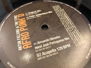 12”★Anton Fielding & Tiny Stikz / Afro Punk'd / プログレッシブ・ハウス！