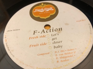 12”★F-Action / Let's Get Closer Baby / プログレッシブ・ヴォーカル・ハウス！