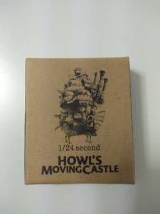 送料￥140～●新品　映画　ハウルの動く城　フイルムを1コマ　24分の1秒　透明キューブなかに封印　1/24　Second HOWL'S MOVING CASTLE