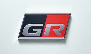 TOYOTA/トヨタ純正【GR/ガズーレーシング】バックドアエンブレム【YARIS/ヤリス／GXPA16/MXPA12】【GR用】R02.08~