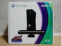 未開封+限定品+難あり　Microsoft　Xbox 360 S　4GB　Kinect　S4G-00017　マイクロソフト　キネクト　Kinect アドベンチャー !同梱版_画像1