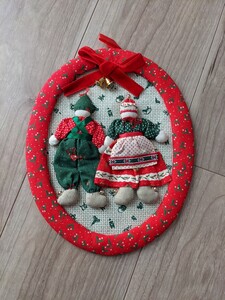 ハンドメイド クリスマス飾り タペストリー