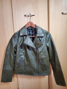 フェイクレザー ライダースジャケット フォーエバー21