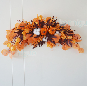  mirror front imitation door ... flower autumn Halo we n -door equipment ornament Thanksgiving Christmas decoration -door decoration T2CP94