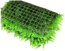 人工観葉植物小さなピーナッツ草のどの芝生の壁の背景装飾の低木緑パネル装飾的なフェンス 緑 40*60cm 10枚 緑植物T2CP18_画像2