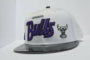 New Era ニューエラ NBA Chicago Bulls シカゴ ブルズ Retro logo Snapback キャップ FreeフリーSize .