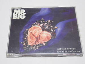 ★MR.BIG★JUST TAKE MY HEART★7インチ マキシ★アルバム未収録曲収録★