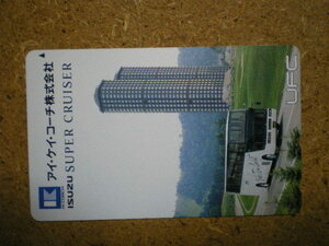bus・アイ・ケイ・コーチ　いすゞ　バス　未使用　50度数　テレカ