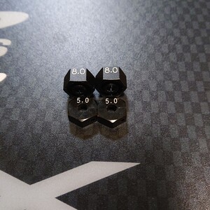 ヨコモ クランプ式アルミ製ホイールハブ 5.0㎜ 8.0㎜ yd-2 YOKOMO