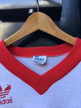 adidas 70s アディダス 長袖シャツ vintage shirt 3ストライプ 長袖Tシャツ ユニセックス MV851_画像2