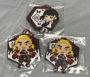 鬼滅の刃 一番くじ 折れぬ心と刃で進め J賞きゅんキャララバーコースター 煉獄杏寿郎2点 栗花落カナヲ1点 3点セット