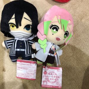鬼滅の刃 甘露寺蜜璃 伊黒小芭内 おばみつ ともぬい ぬいぐるみ マスコット ラブラブ