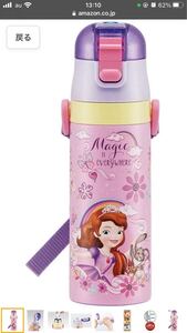 スケーター スポーツボトル 子供用 ステンレス 水筒 ソフィア 20 ディズニー 470ml SDC4