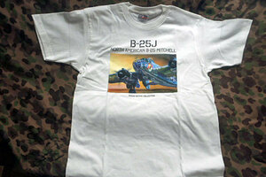 Распродажа! ! Военные самолеты полноцветная футболка B-25 Michel (коллекция Masao Satake)