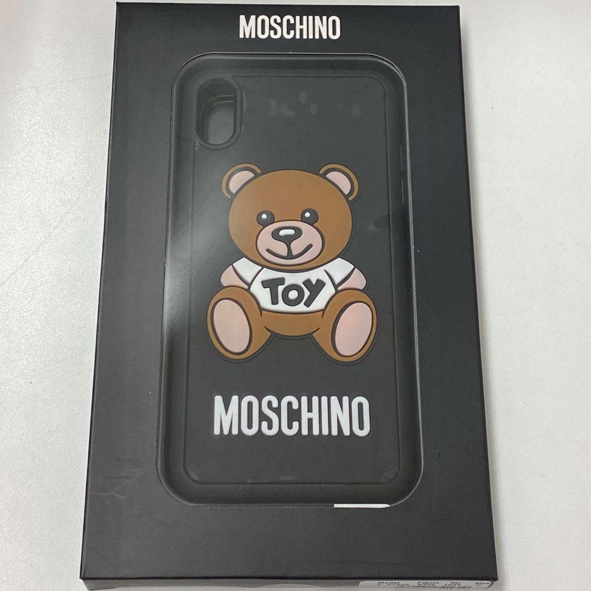 MOSCHINO モスキーノ iPhoneケース iPhoneXS-MAX用 新品未使用 長期