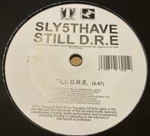 新品○SLY5THAVE / Still D.R.E. c/w. Let Me Ride ft. JIMETTA ROSE　Sylvester Uzoma Onyejiaka THE NEW POWER GENERATION INVISIBLE MAN_画像1